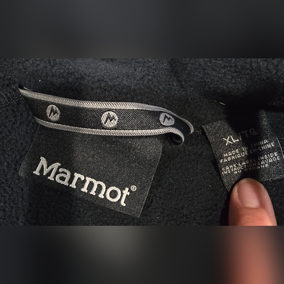 Marmot Men's Fleece Quarter Zip Pullover Sweater Size XL - Picture 2 of 7